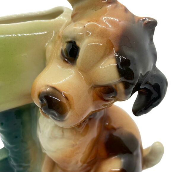 Planter Dog And US Mailbox Vintage Royal Copley Ceramic Decorative Cute Little - Picture 5 of 13